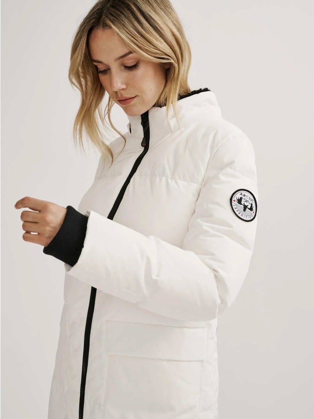 Arctic Expedition - Toronto Hybra Down Maxi Parka - Size S - Picture 12 of 15